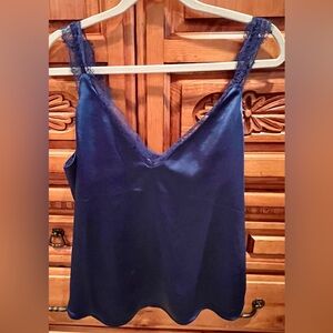 Skies Are Blue Navy Lace Chemise